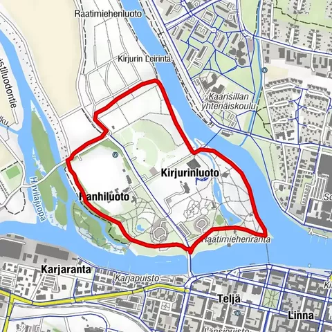 Luotojen lenkki (Inselrundroute)