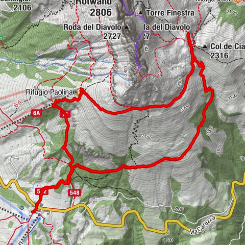 Passo Costalunga - Sella del Ciampaz