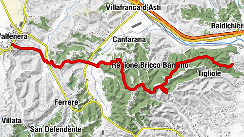 Wasserstraße | Etappe 1 Tigliole Fraz San Carlo – Valfenera