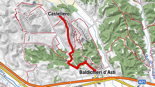 Via dei Santi | Variante 3A Baldichieri d'Asti - Castellero