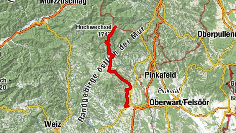 Radtour Hartberg - Joglland - Hochwechsel