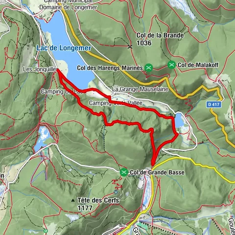 Spaziergang Longemer Col des Feignes