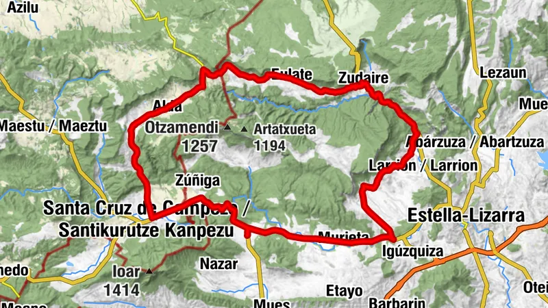 Valdega, Allín Y Améscoas - Camping Acedo Route 2