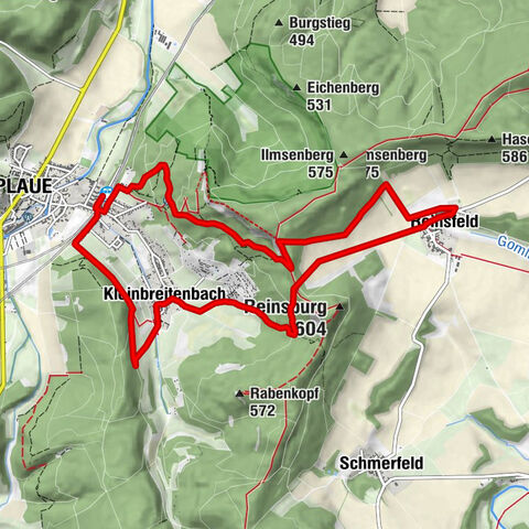Quer über die Reinsberge