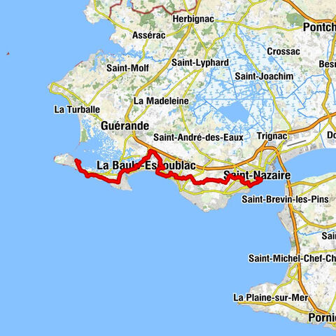 Die Vélocéan von Saint-Nazaire nach Le Croisic