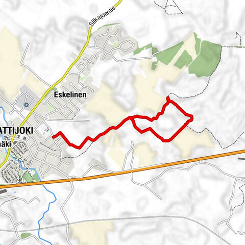 Hummastinvaaran maastopyöräreitit 5 km, Raahe