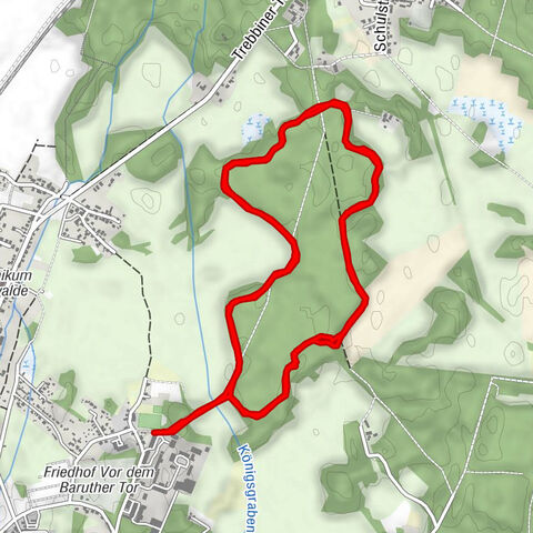 1. Luckenwalder Crosslauf ( Stecke für die Kreismeisterschaften )