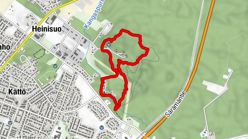 Erkin-Weg 3,5 km, Kajaani