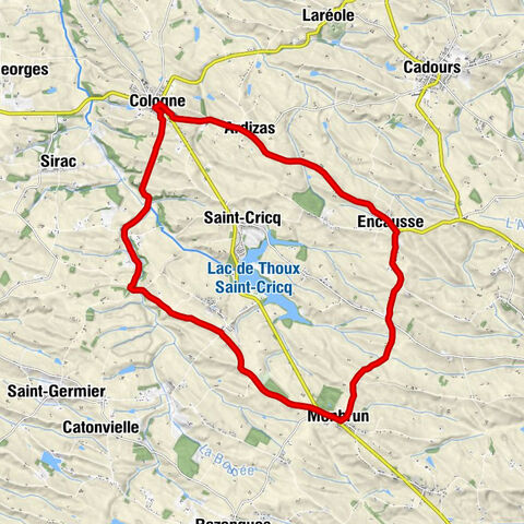 Start von einer Bastide aus