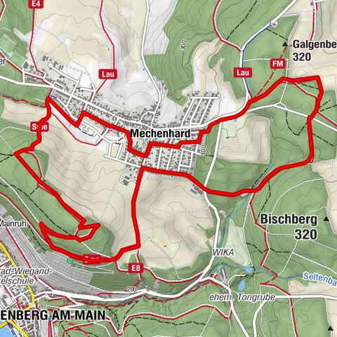 Wanderung in die Mechenharder Weinberge