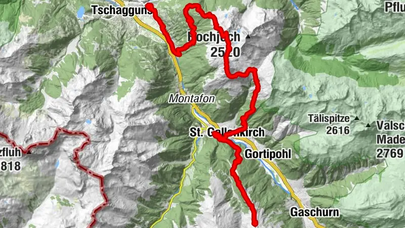 Montafon Totale Trail 31: Länge 31 km, 3.000 Höhenmeter