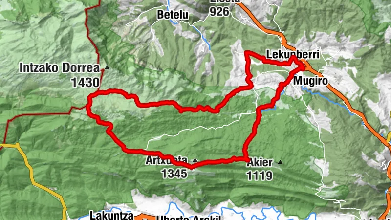 Aralar - Camping Aralar Route 8