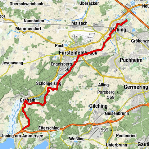 Münchner Jakobsweg im Landkreis Fürstenfeldbruck