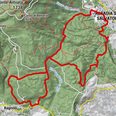Schöne Runde am Fusse des Monte Amiata