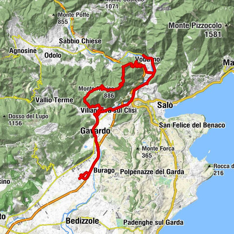 2023-11-29 Selvapiana da Prevalle Gavardo Osteria. Ritorno da Passo Fobbia Villanuova Prevalle