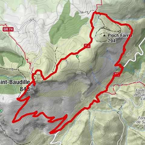 WANDERUNG MONT SAINT-BAUDILLE