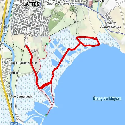 WANDERE PFAD DER TAMARISKEN - NATURSCHUTZGEBIET MÉJEAN