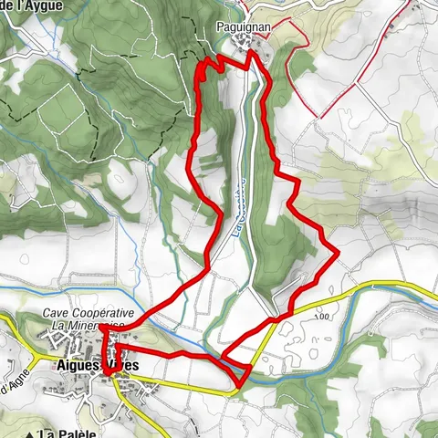 WANDERUNG AIGUES-VIVES DIE UFER DER CESSIÈRE