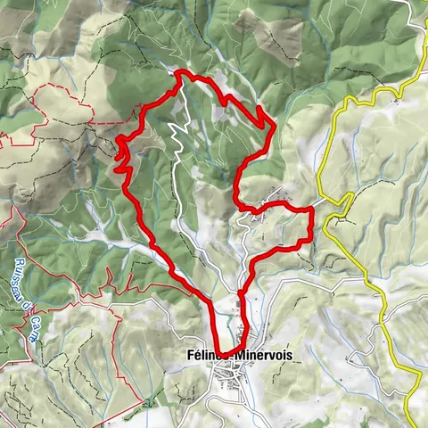 WANDERUNG FÉLINES MINERVOIS VENTAJOU