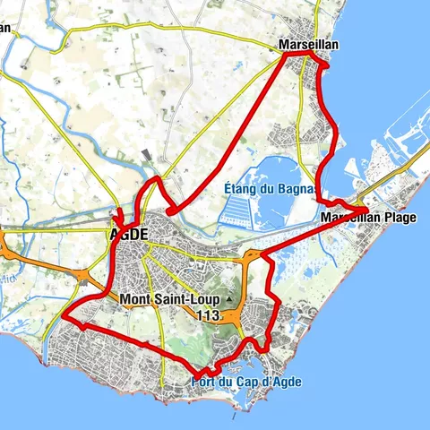 RADWEG NR. 24 - AGDE, SÜSSES UND SALZIGES WASSER
