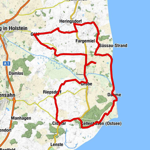 Tour um Gut Görtz mit Aussicht auf die Ostsee