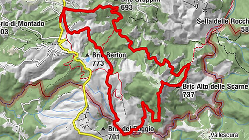 Sentiero anello dei Pianazzi - Sentiero 535 in mountain bike