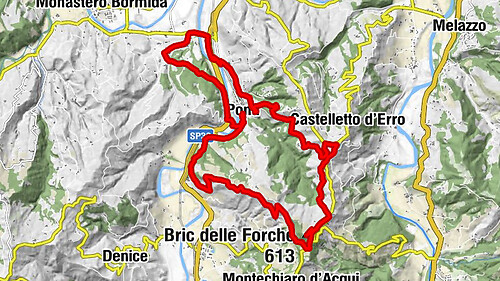 Sentiero delle Chiese Campestri - Sentiero 571 in mountain bike