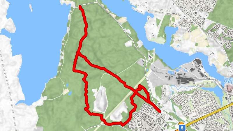 Pirunvaara - Kirkokallio, Kajaani Finland 13 km