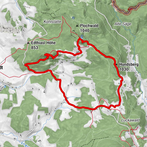 Zwei-Tausender-Feierabend-Tour auf den Plochwald (1.040m) und den Hundsberg (1.030m)
