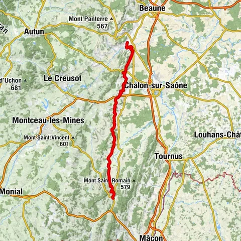 Les Chemins de Saint-Jacques de Compostelle de Remigny à Cluny