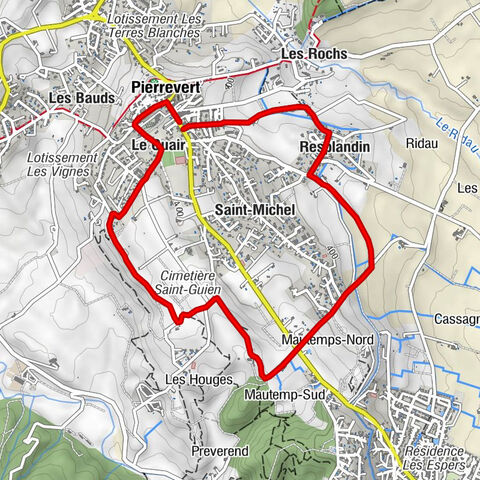 Itinéraire pédestre "Sentier des Vignerons"