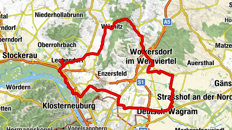 Marchfeld Kreuttal Kreuzenstein Runde