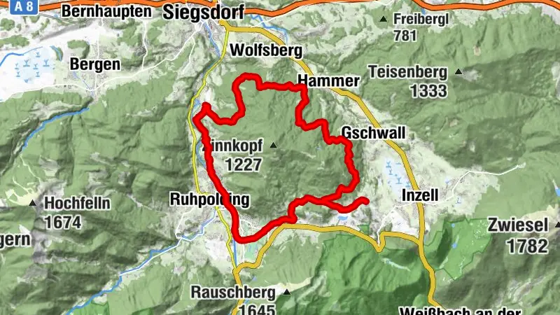 MTB 76 Zinnkopf Umrundung (von Inzell)