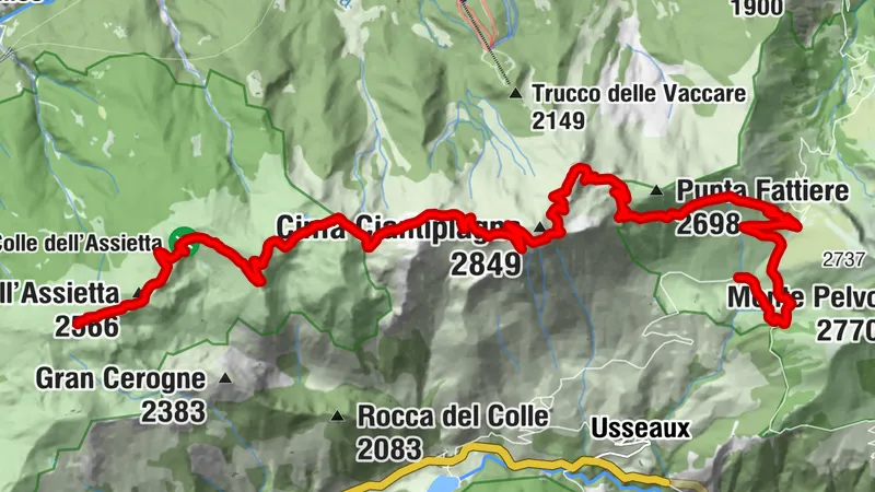Le Strade dei Forti - Etappe 8 von Pian dell'Alpe bis Casa Assietta