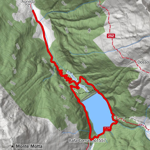 Il giro del lago di Scais