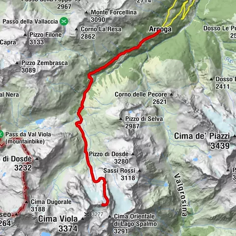 Cima di Lago Spalmo Orientale Nord