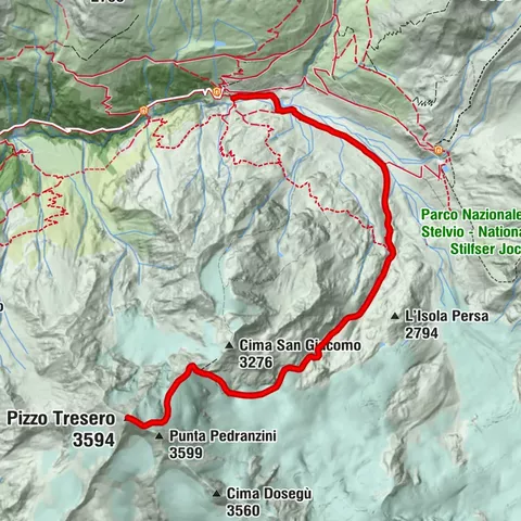 Pizzo Tresero - aus den Forni