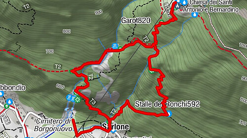 Anello panoramico delle cascate dell'Acqua Fraggia - Savogno