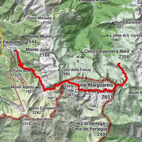 Traversata scialpinistica delle Alpi Liguri. Terza tappa.