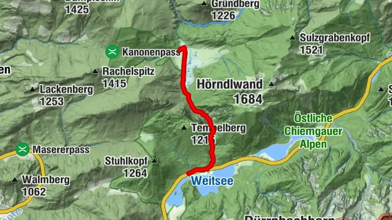 Weitsee - Langerbauer Alm