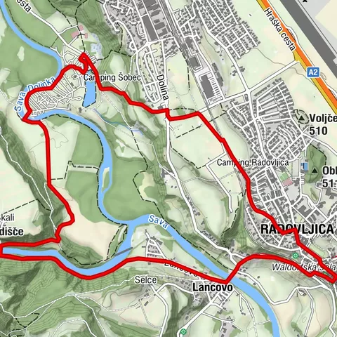 The Three Bridges Trail (Radovljica - Šobec - Lancovo - Radovljica)