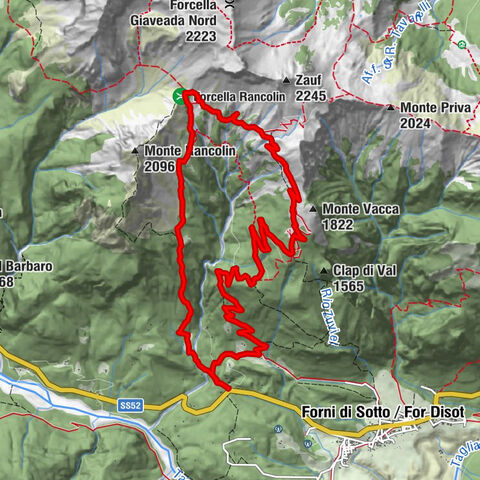 Die mehrfarbigen Campanili des Monte Zauf