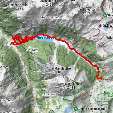 Preintalerhütte über den Alpinsteig Höll