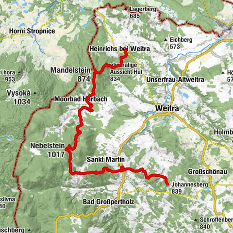 4-Berge Marsch Mandelstein - Nebelstein - Wachberg - Johannesberg