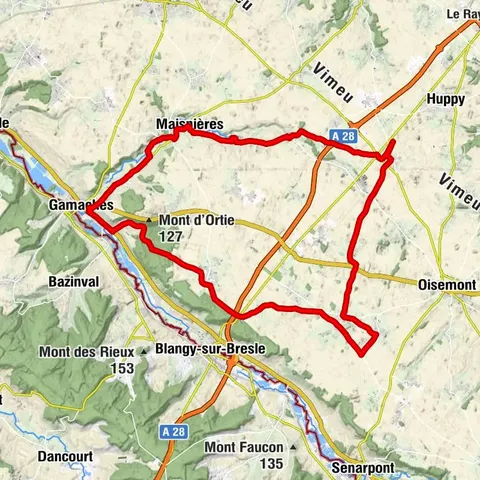 Route der kleinen Kreuze
