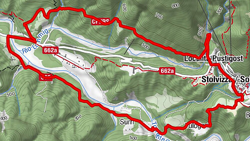 Ta Lipa Pot - Lange Route