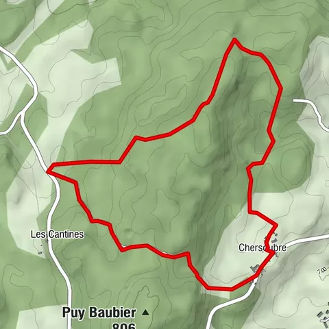 Circuit de randonnée  : Le tour du Jarissou