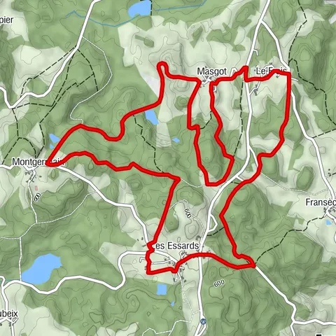 Circuit pédestre N°20 CC : "Masgot, jardin de terre et de pierres"