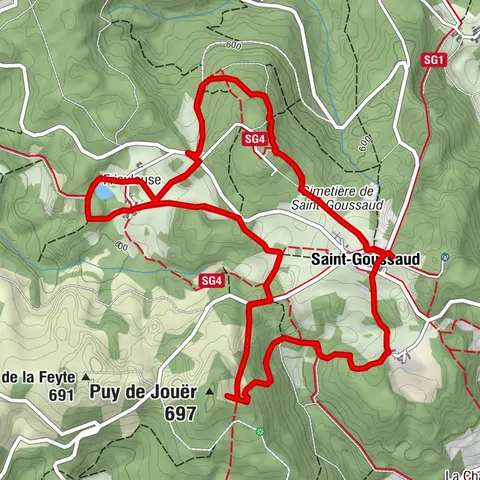 Circuit pédestre n°SG4 Le bois de Roche