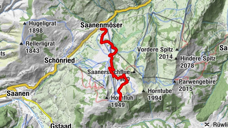 Saanenmöser-Hornberg-Saanenmöser